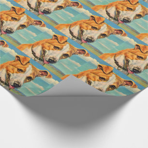 Papel De Regalo perro guapo perro