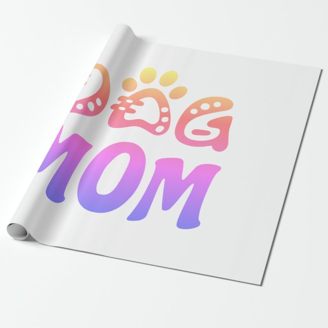 Papel De Regalo Perro Mamá (Desenrollado)