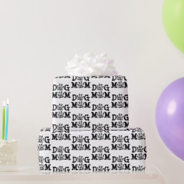 Papel De Regalo Perro Mamá Búfalo Tapado Perro Impresiones