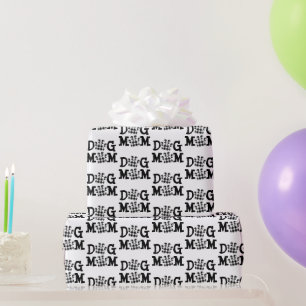 Papel De Regalo Perro Mamá Búfalo Tapado Perro Impresiones