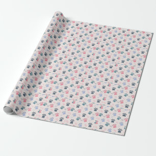 Papel De Regalo Perro Paws Animales Cute Mascota Paws Regalos Para