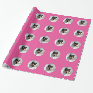 Papel De Regalo Perro sonriente gracioso