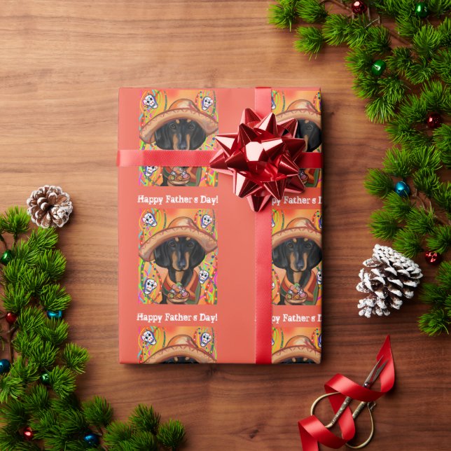 PAPEL DE REGALO PERRO TEJÓN (Regalo de vacaciones)