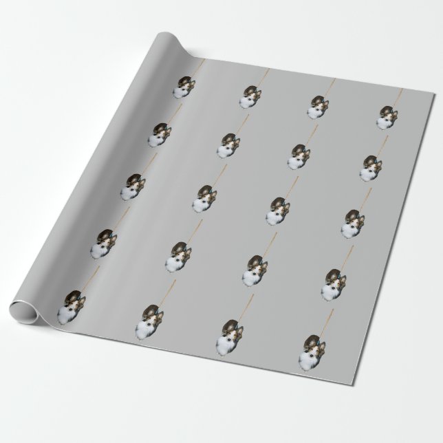 Papel De Regalo Perro Trapo (Desenrollado)