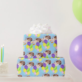 Papel De Regalo Perro volador hacia el país de los sueños