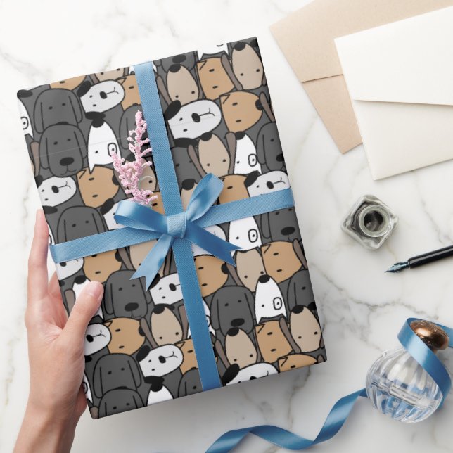 Papel De Regalo Perros caprichosos Wonderland (Regalar)