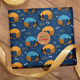 Papel De Regalo Perros de perros de salchicha de personalizado col