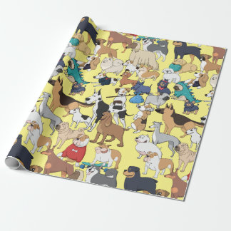 Papel De Regalo Perros del Mundo