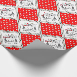 Papel De Regalo Perros ingleses tristes y bonitos (Gris 1)