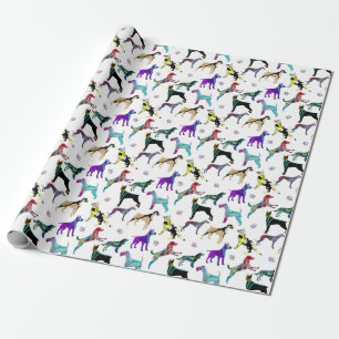 Papel De Regalo Perros y patas