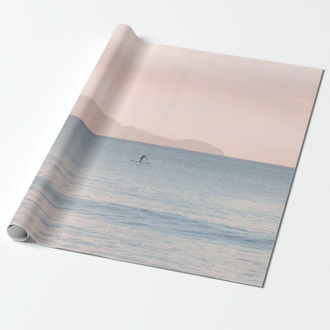 PAPEL DE REGALO PERSON PADDLE BOARDING (Desenrollado)