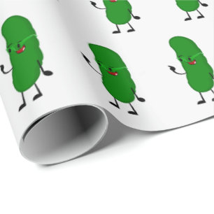 Papel De Regalo Persona De Pickle En Blanco