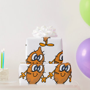 Papel De Regalo Personaje de Batata Dulce Yam Feliz Kawaii