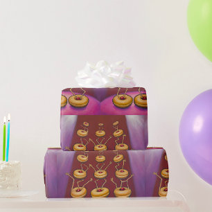 Papel De Regalo Personajes De Aroma De Danza De Donuts