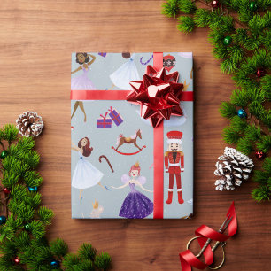Papel De Regalo Personajes de Cascanueces Soldados Caballo de Bala