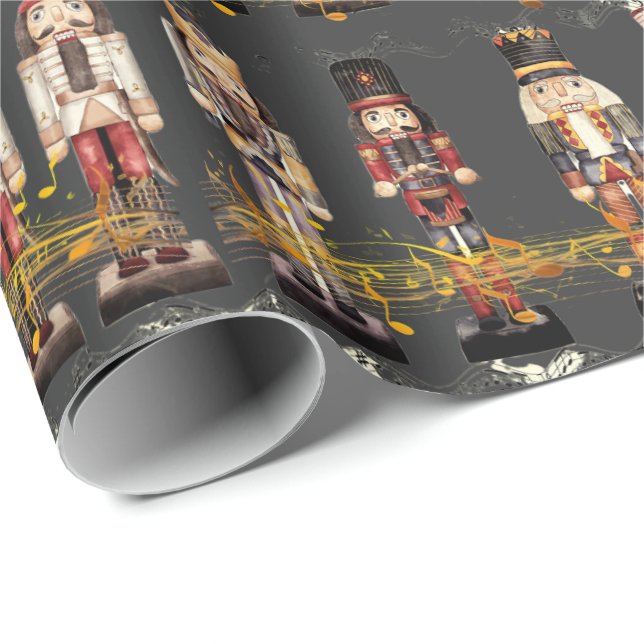 Papel De Regalo Personal musical de Tiptop Nutcracker Kings (Esquina del rollo)