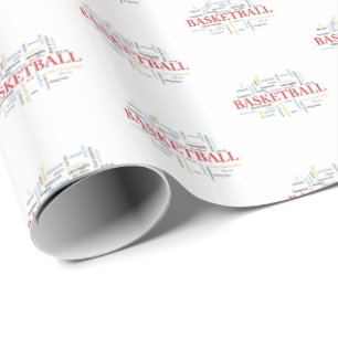 Papel De Regalo Personalice al entrenador de baloncesto gracias en