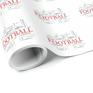 Papel De Regalo Personalice, entrenador de fútbol gracias en palab