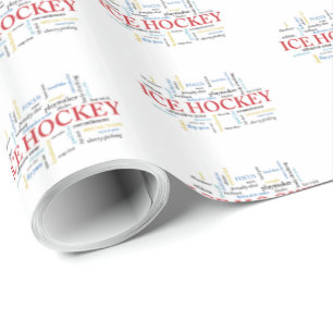 Papel De Regalo Personalice, entrenador de hockey sobre hielo grac
