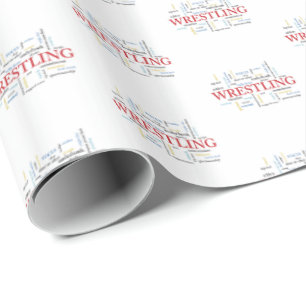 Papel De Regalo Personalice, entrenador de lucha libre Gracias en 