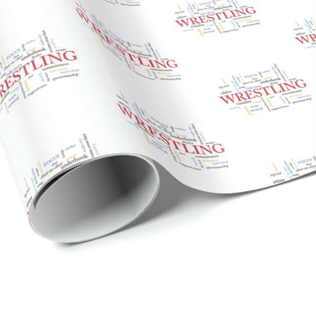 Papel De Regalo Personalice, entrenador de lucha libre Gracias en  (Esquina del rollo)