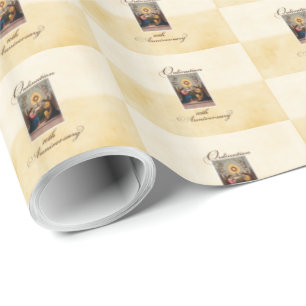 Papel De Regalo Personaliza, 10º Aniversario de Ordenación Ángeles