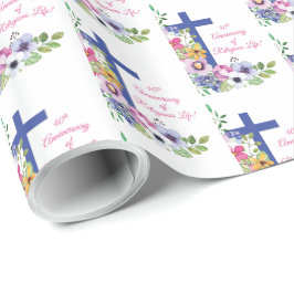 Papel De Regalo Personaliza, 40º Aniversario Monja Vida Religiosa
