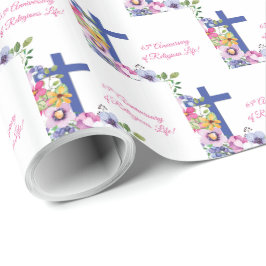 Papel De Regalo Personaliza, 65º Aniversario Vida Religiosa Monja