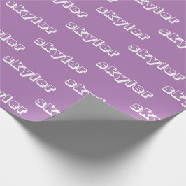 Papel De Regalo Personaliza con nombre, texto, regalo de cumpleaño