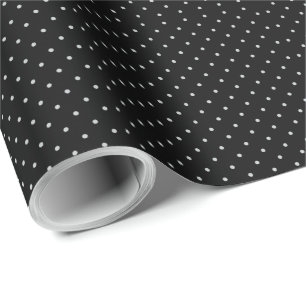 Papel De Regalo Personaliza el color de tus lunares en negro
