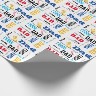 Papel De Regalo Personaliza el regalo de cumpleaños de los hombres