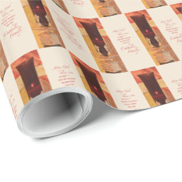 Papel De Regalo Personaliza, Felicitaciones RCIA, Católico, Rojo