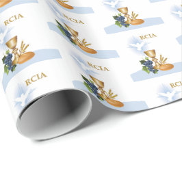 Papel De Regalo Personaliza, Felicitaciones RCIA Sacramento Católi