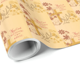 Papel De Regalo Personaliza, Jubilee Aniversario Nun Cross, Swirls