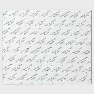 PAPEL DE REGALO PERSONALIZA TU LOGO CLÁSICO ELEGANTE MODERNO CON E