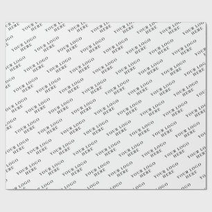 PAPEL DE REGALO PERSONALIZA TU LOGO CLÁSICO ELEGANTE MODERNO CON E
