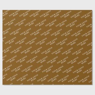 PAPEL DE REGALO PERSONALIZA TU LOGO CLÁSICO ELEGANTE MODERNO CON E