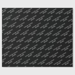 PAPEL DE REGALO PERSONALIZA TU LOGO CLÁSICO ELEGANTE MODERNO CON E