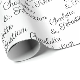 Papel De Regalo Personaliza tu tipografía