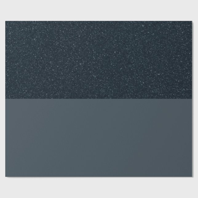 Papel de regalo personalizable Charcoal Sky Split (Superficie plana)