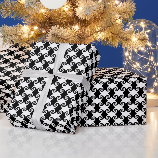 Papel De Regalo Personalizable Formas de rotación Celta (Vacaciones)