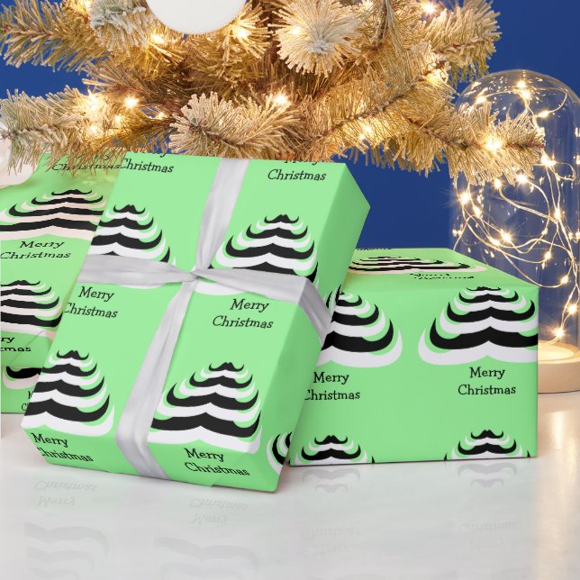 Papel De Regalo Personalizable Guay y divertido Mustache Árbol de  (Vacaciones)