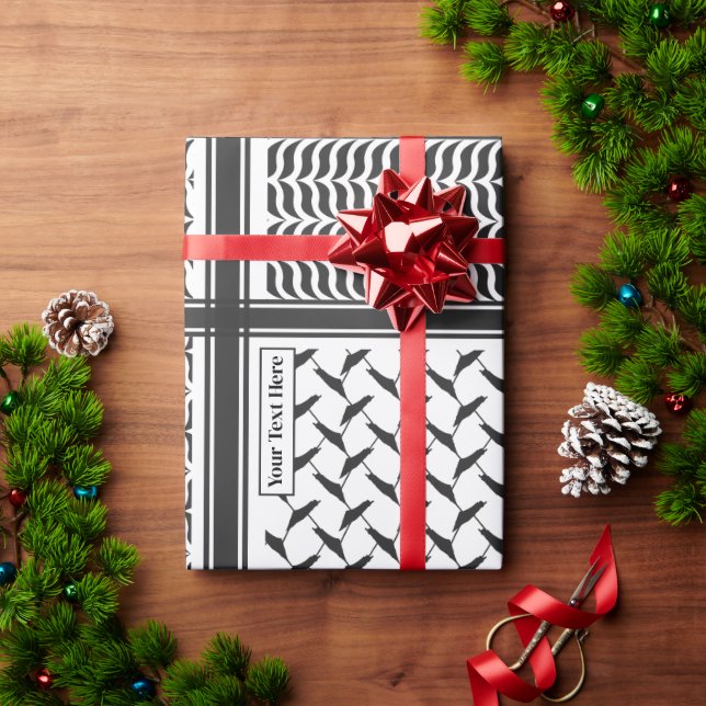 Papel De Regalo Personalización de kuffiya jordana palestina (Regalo de vacaciones)