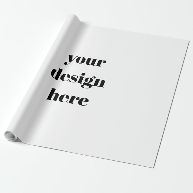 Papel De Regalo Personalización o Personalizar (Desenrollado)