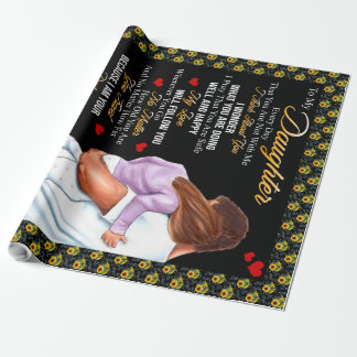 Papel De Regalo Personalizado A Mi Matta De Hija,