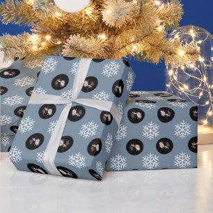 Papel De Regalo Personalizado Bebé Sonograma Vacuna de copo de ni