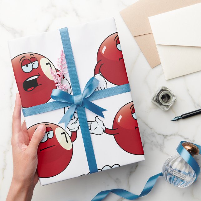 Papel De Regalo Personalizado Billard Ball (Subido por el creador)