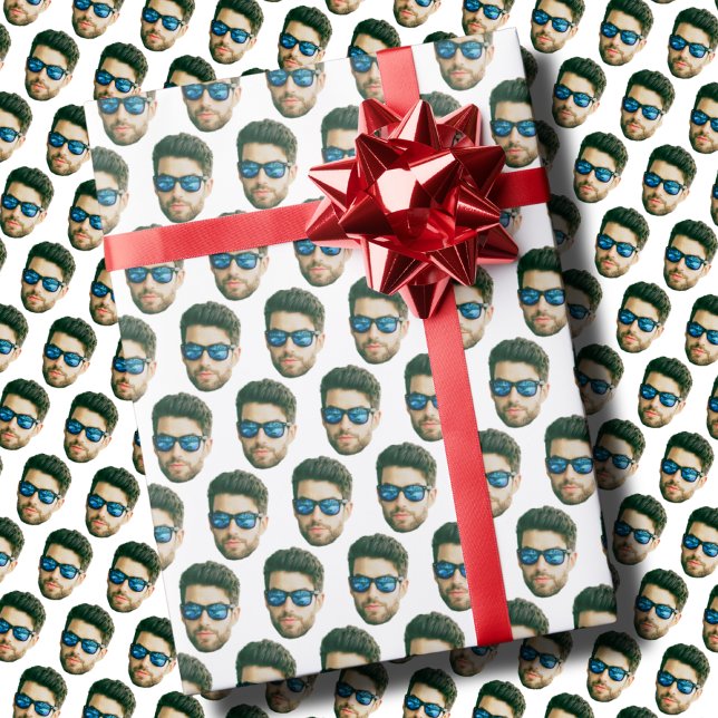 Papel De Regalo Personalizado Boda de cabeza de cara Fiesta de duc (Subido por el creador)