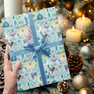 Papel de Regalo Personalizado Boho Chic con Motivo