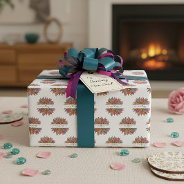 Papel de regalo personalizado con estampado de arc